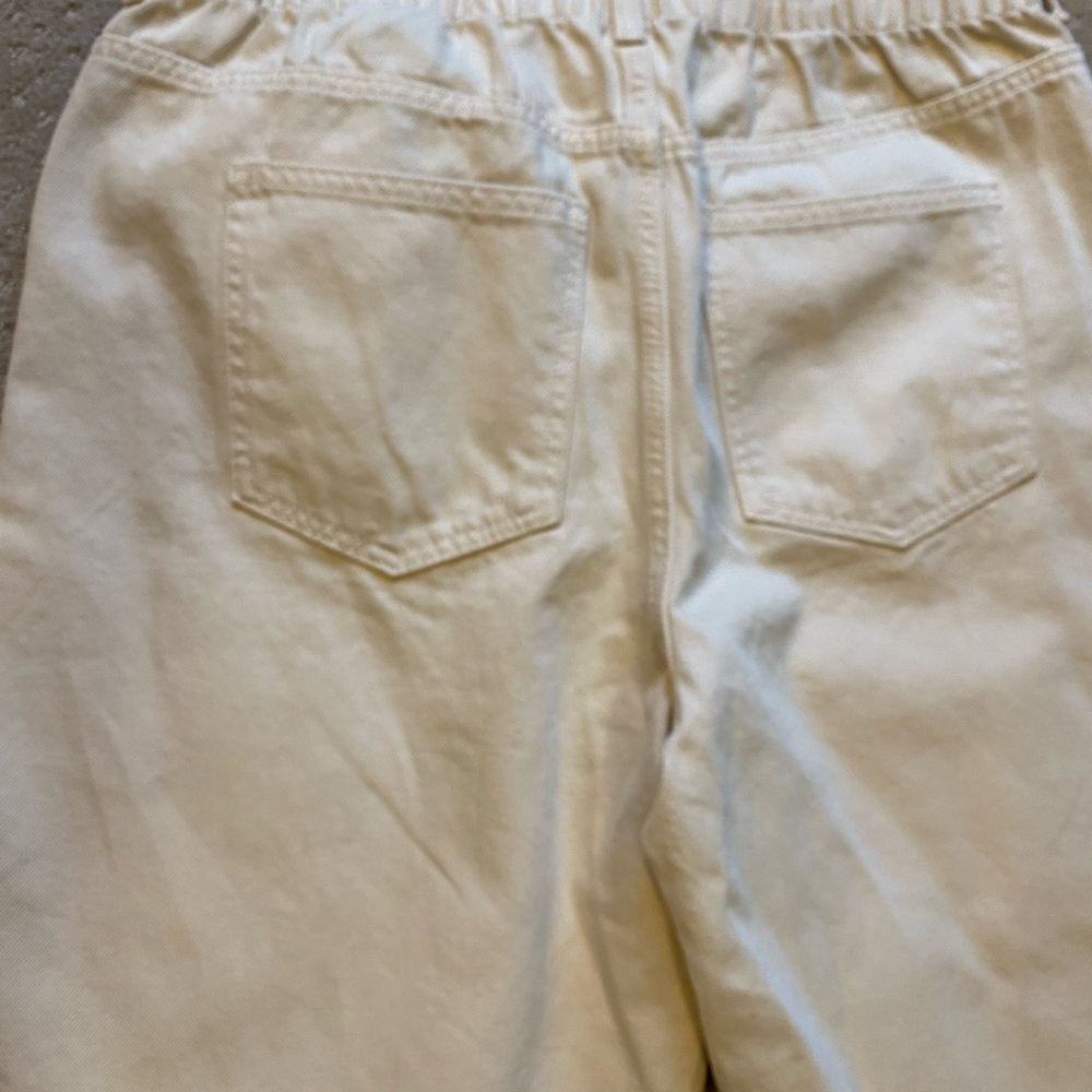 H&M High Rise Beige Jeans - Picture 3 of 6